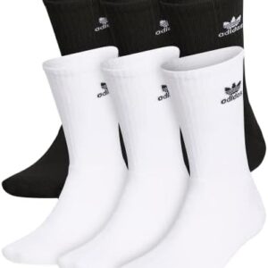 adidas Originals Unisex Adult Trefoil Crew Socks (6 Pairs)